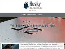 Tablet Screenshot of huskyindustries.com